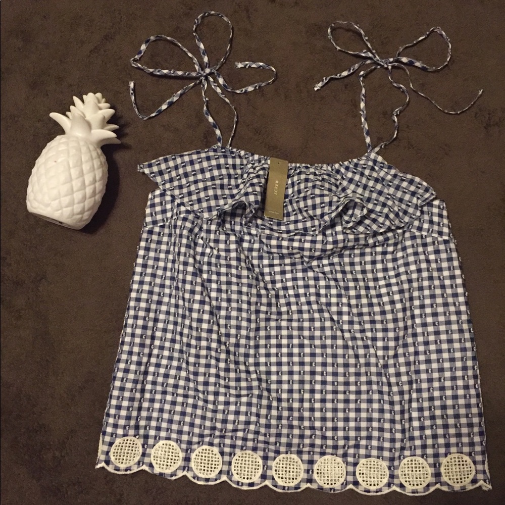 J. Crew tie top